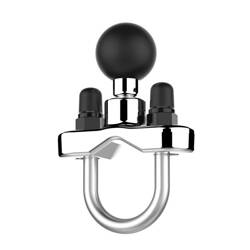 RAM® Chrome Kierownica Podstawa U-Bolt do szyn o średnicy od 1 "do 1,25".