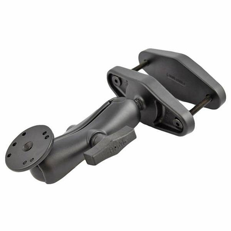 RAM® 4-calowy kwadratowy uchwyt zaciskowy z okrągłą płytką AMPS